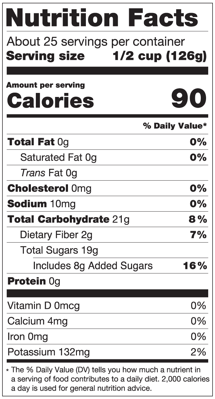 Del Monte® Sweetened Applesauce Del Monte Food Service